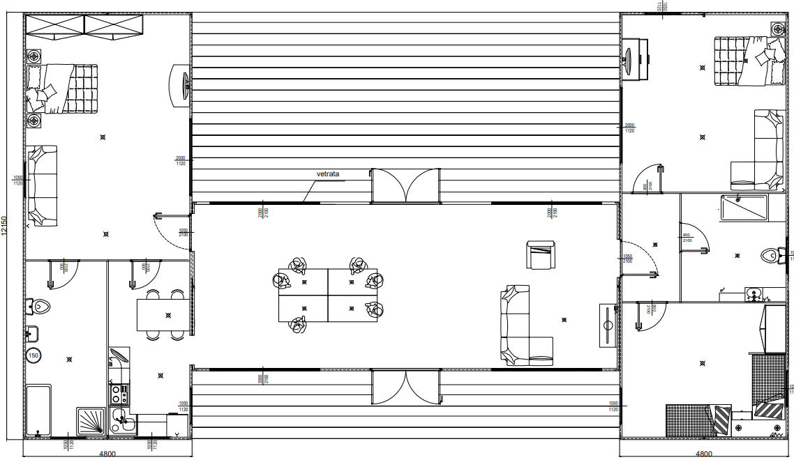 casa prefabbricata Vacanze